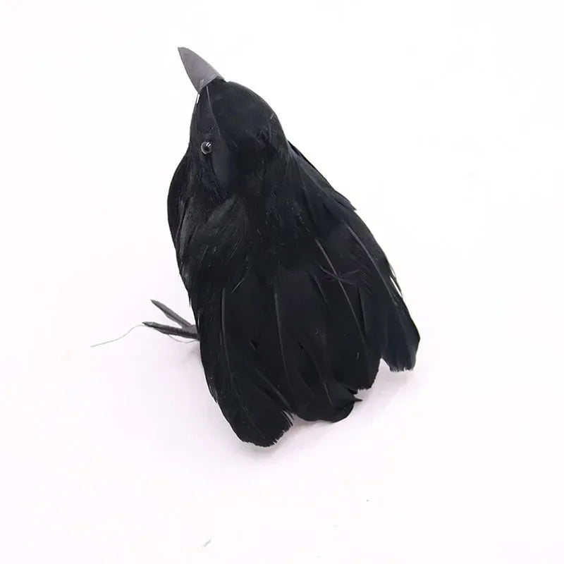 Corbeaux Artificiels Réalistes en Plumes – vue 7