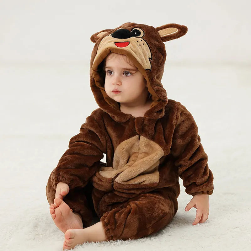 Combinaison Bébé Kigurumi – Requin, Licorne, Panda – vue 13