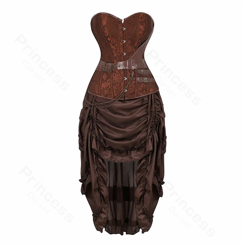 Robe Corset Pirate Punk Femme – vue 10