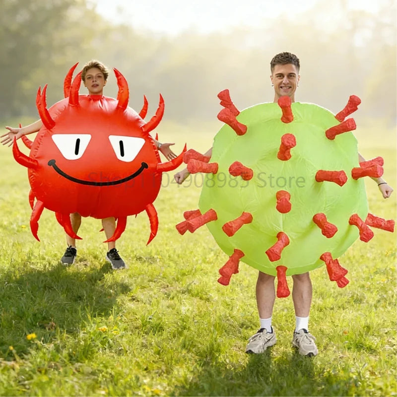 Déguisement Gonflable Virus Rigolo Adulte
