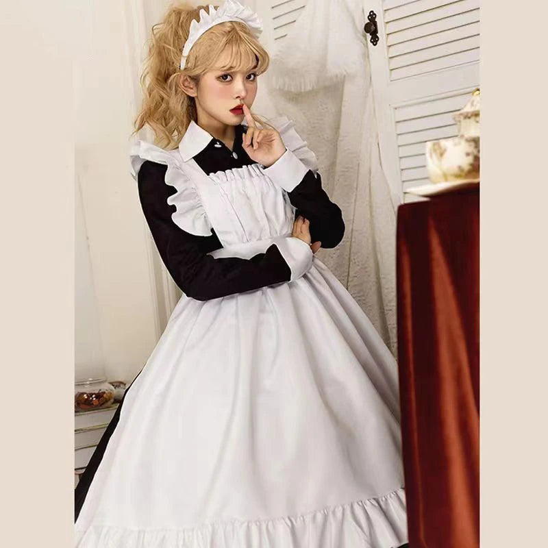 Robe de Soubrette avec Tablier