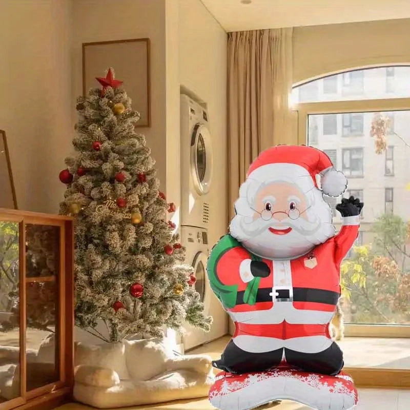 Ballon Père Noël Géant 120 cm – Décoration de Fête – vue 4