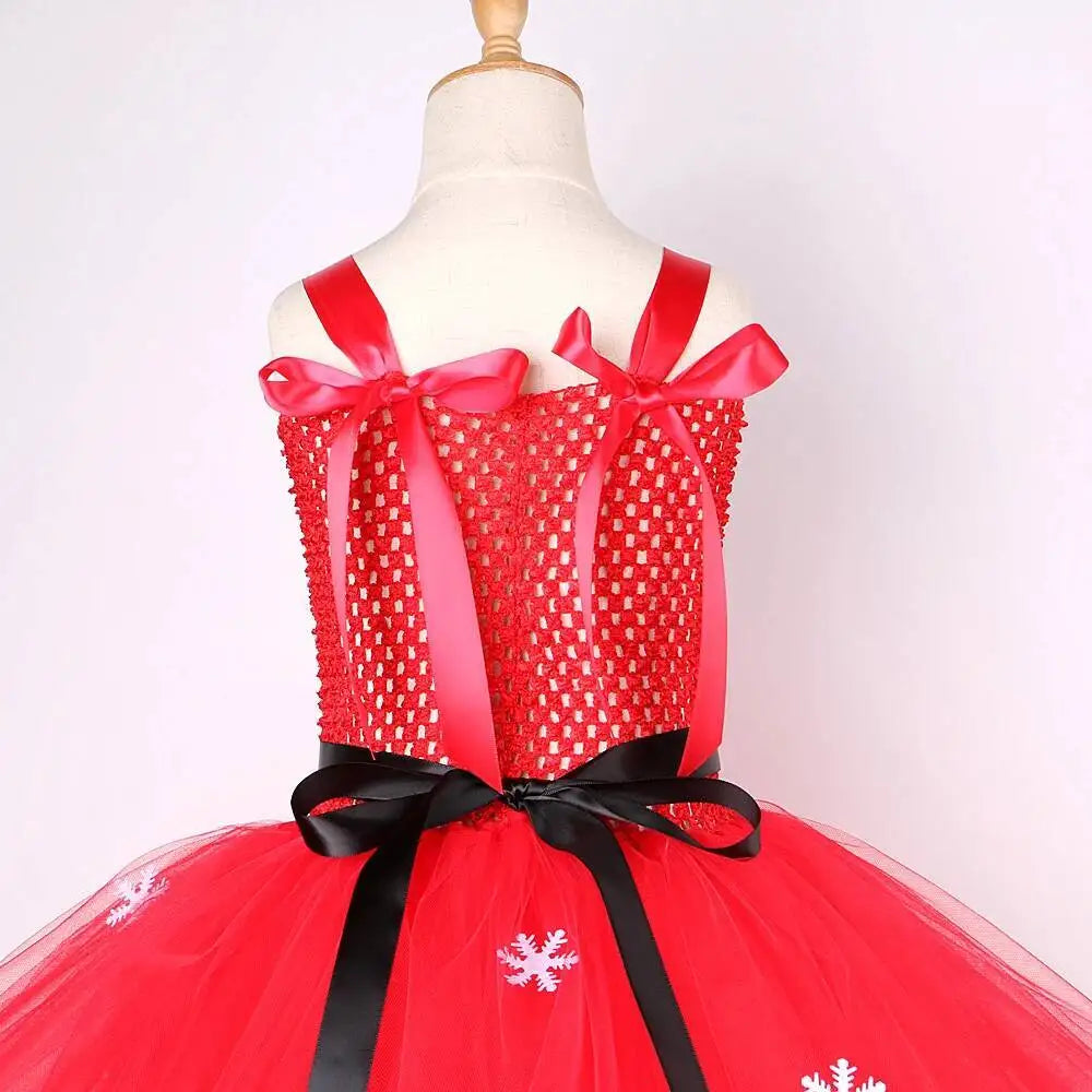 Robe Tutu Mère Noël Fille – vue 6