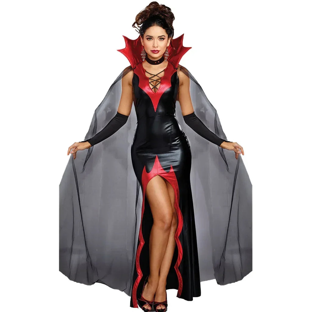 Déguisement Vampire / Sorcière pour Femme — Robe et Cape – vue 8