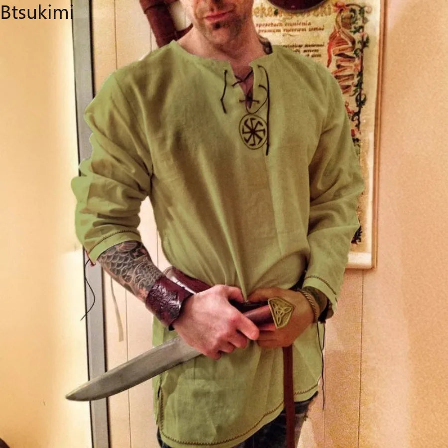 Tunique Chevalier Viking Médiéval Homme – vue 5