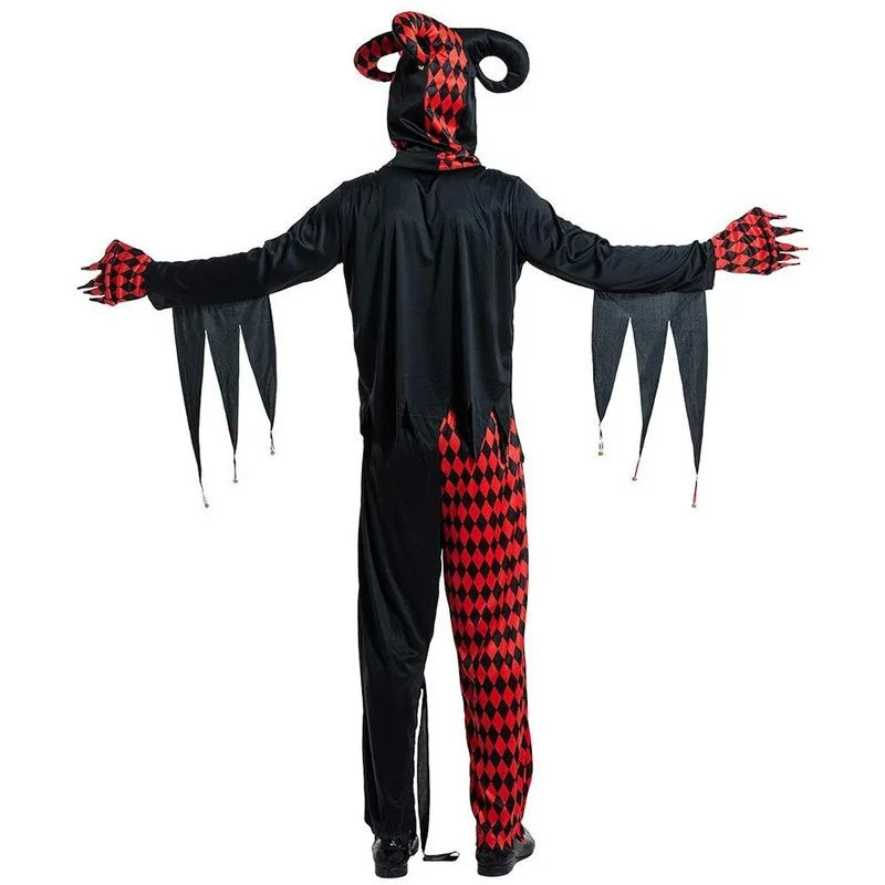 Déguisement Clown Tueur Gothique Noir Homme – vue 5