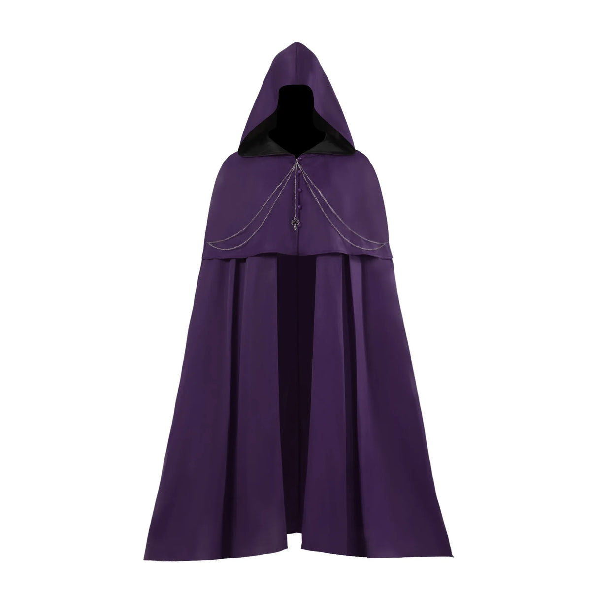 Cape Gothique à Capuche – Chevalier Noir, Vampire, Faucheuse – vue 8