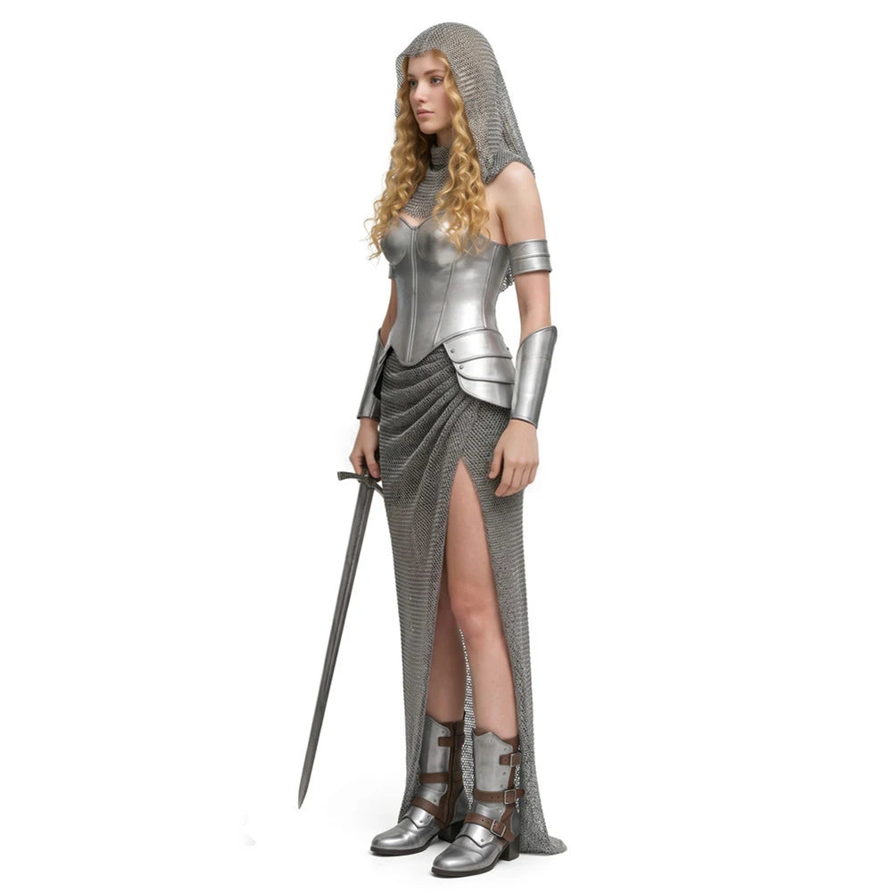 Déguisement Chevalière Médiévale Femme – Fausse Armure – vue 5