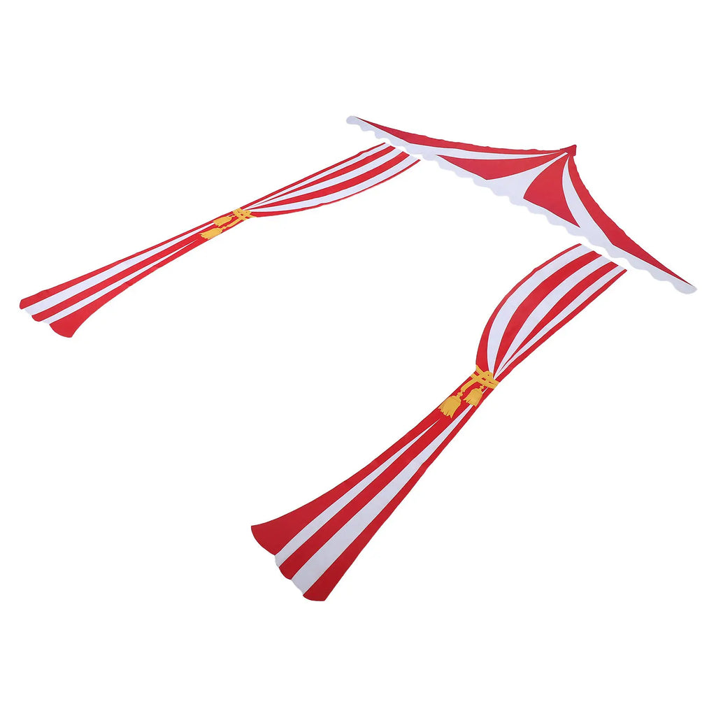 Toile de fond rideau rouge cirque Carnaval – vue 3