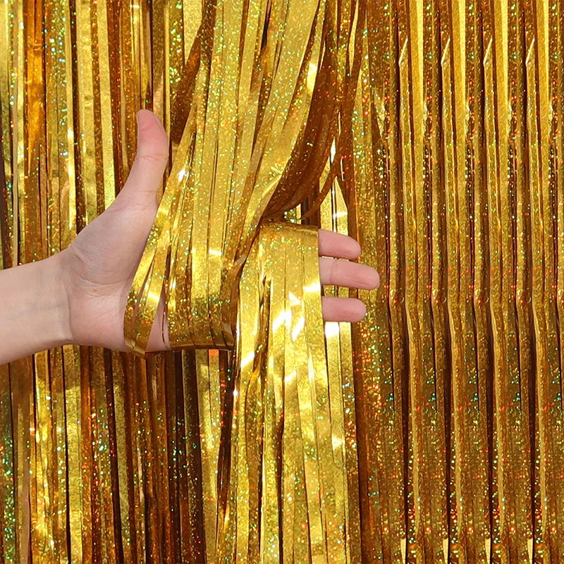 Rideau à franges pailletes pour fête – vue 12