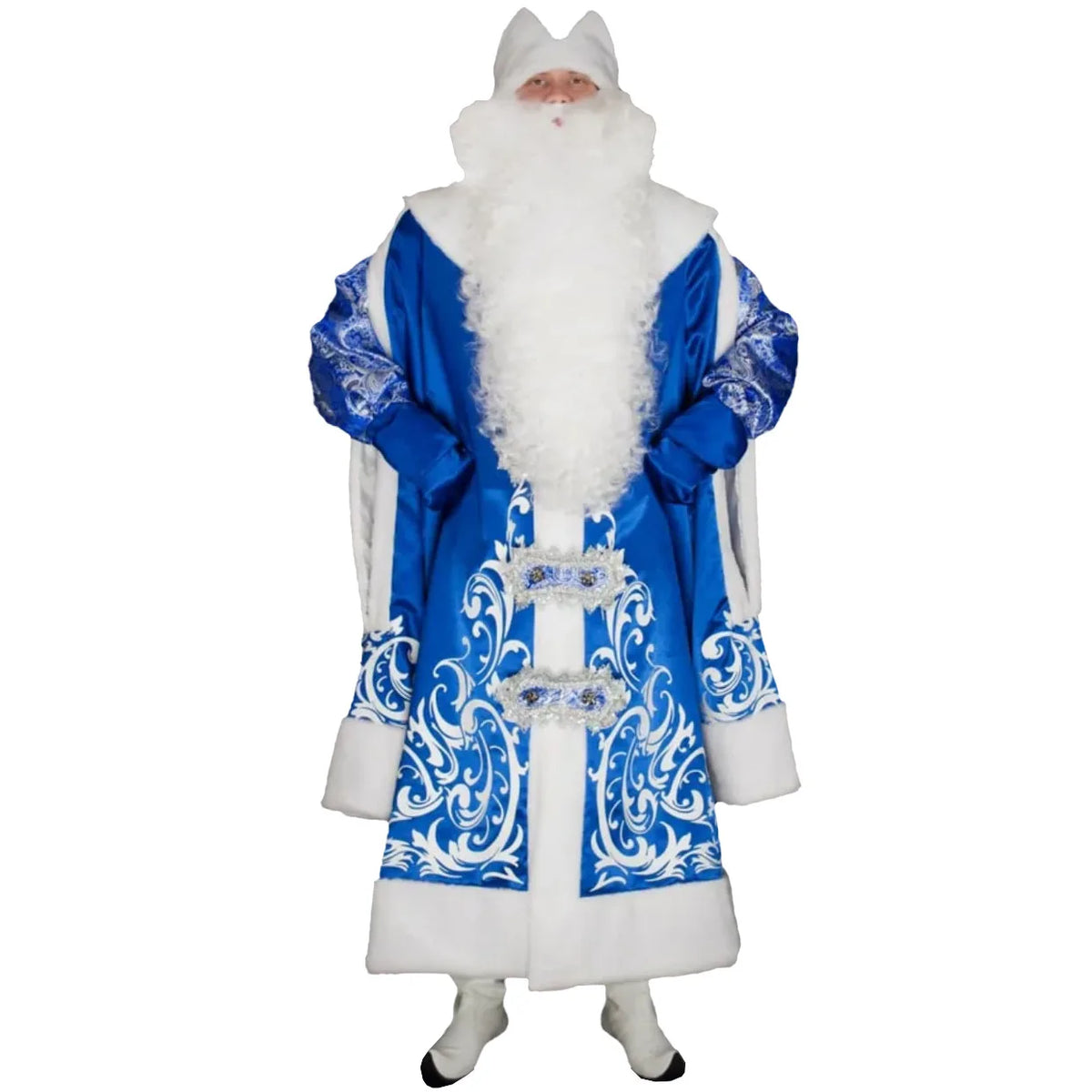 Costume de Père Noël Rouge ou Bleu – Ensemble Complet – vue 2