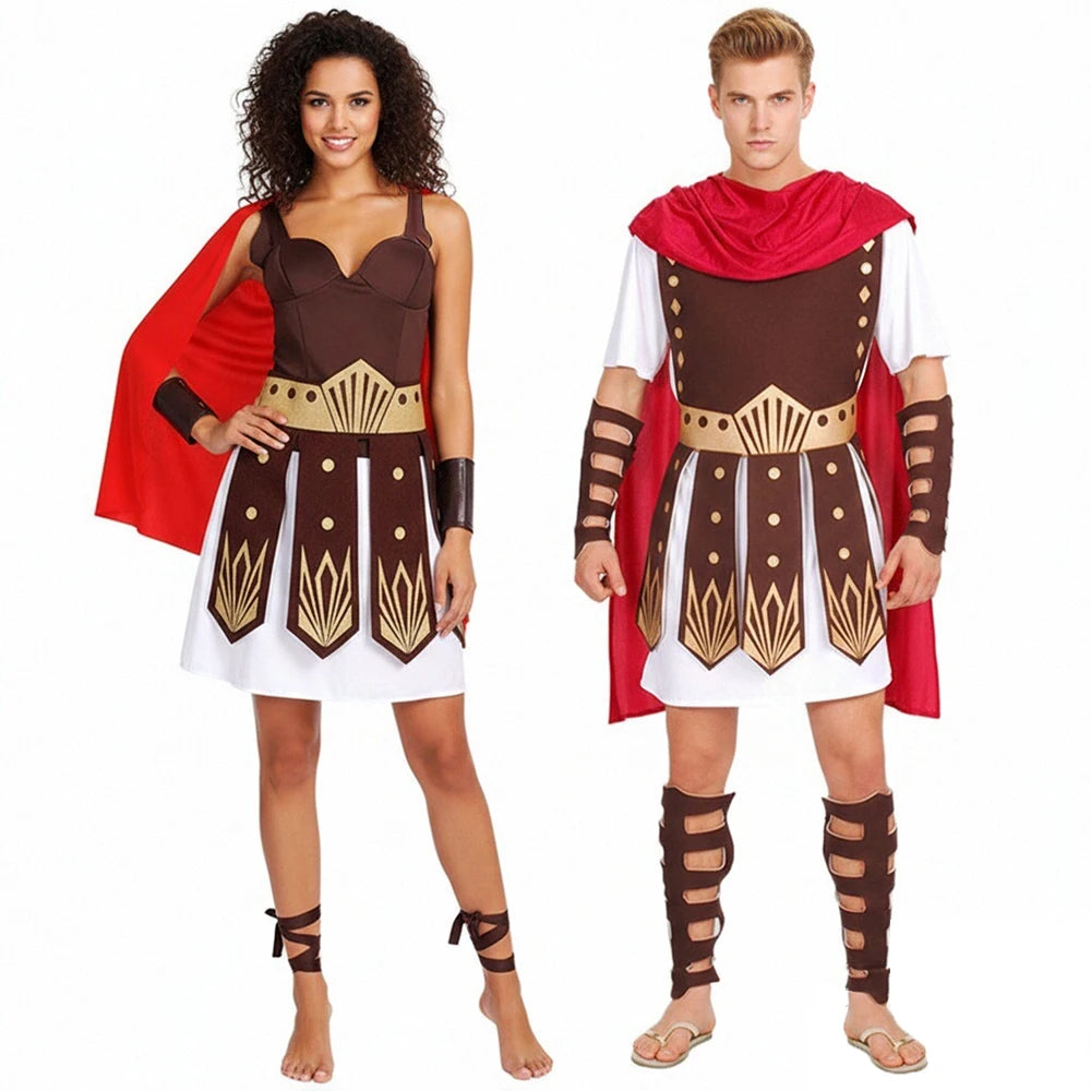 Déguisement Guerrier Romain avec Cape – Homme ou Femme