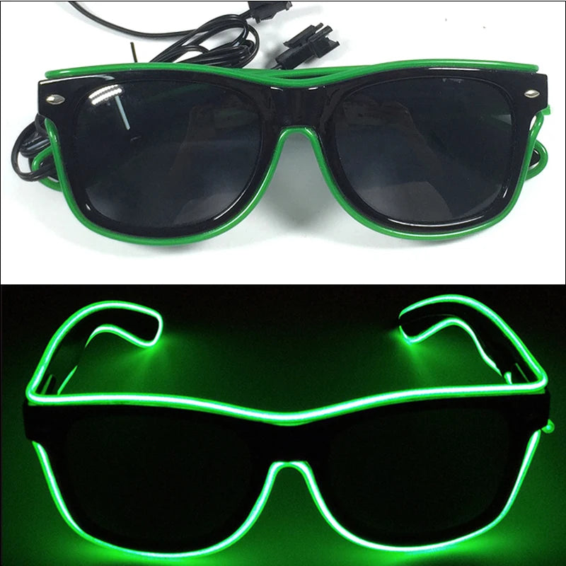 Lunettes Néon LED Lumineuses – vue 24