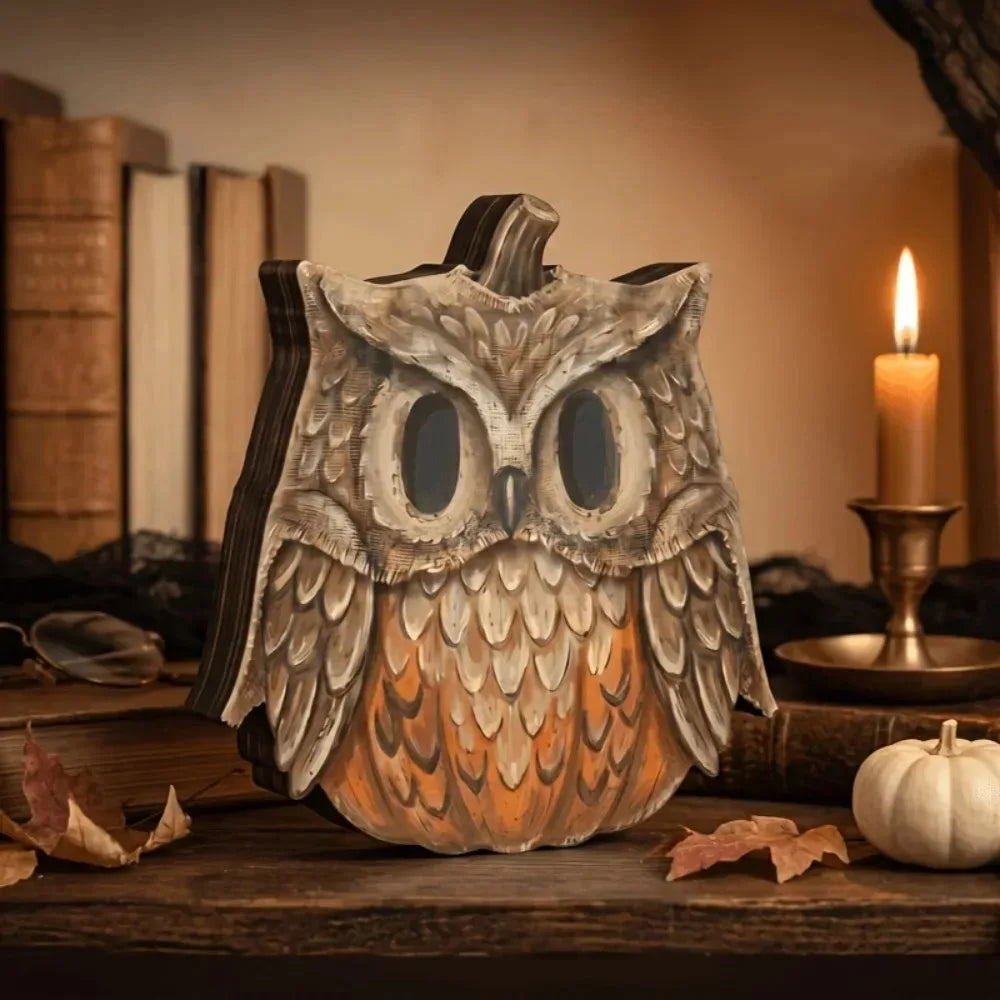 Décoration en bois noire Halloween – vue 5