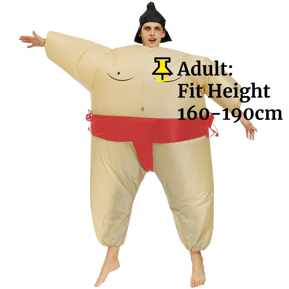 Déguisement Gonflable Sumo Adulte – Costume Rigolo – vue 14