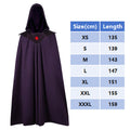 Cape de Sorcier Violette à Capuche – Médaillon Lumineux – vue 7