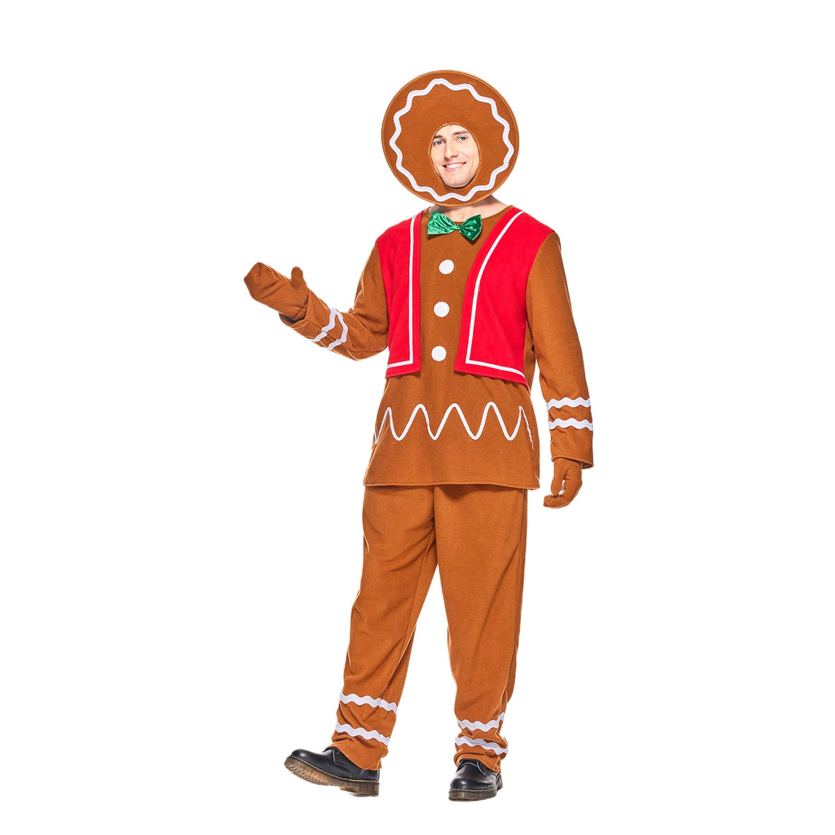Déguisement Bonhomme Pain d'Épices Adulte Deluxe – vue 4