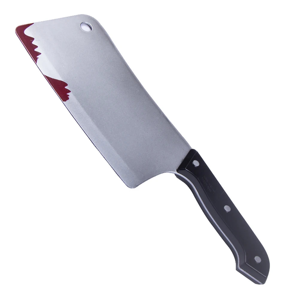 Couteau Ensanglanté 30 cm Réaliste en Plastique – vue 8
