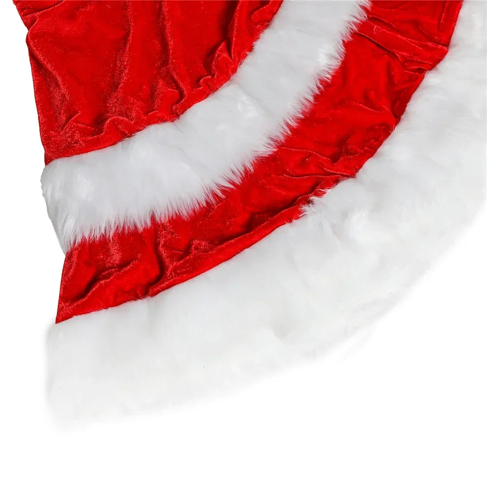 Robe Mère Noël avec Châle et Bonnet – vue 5