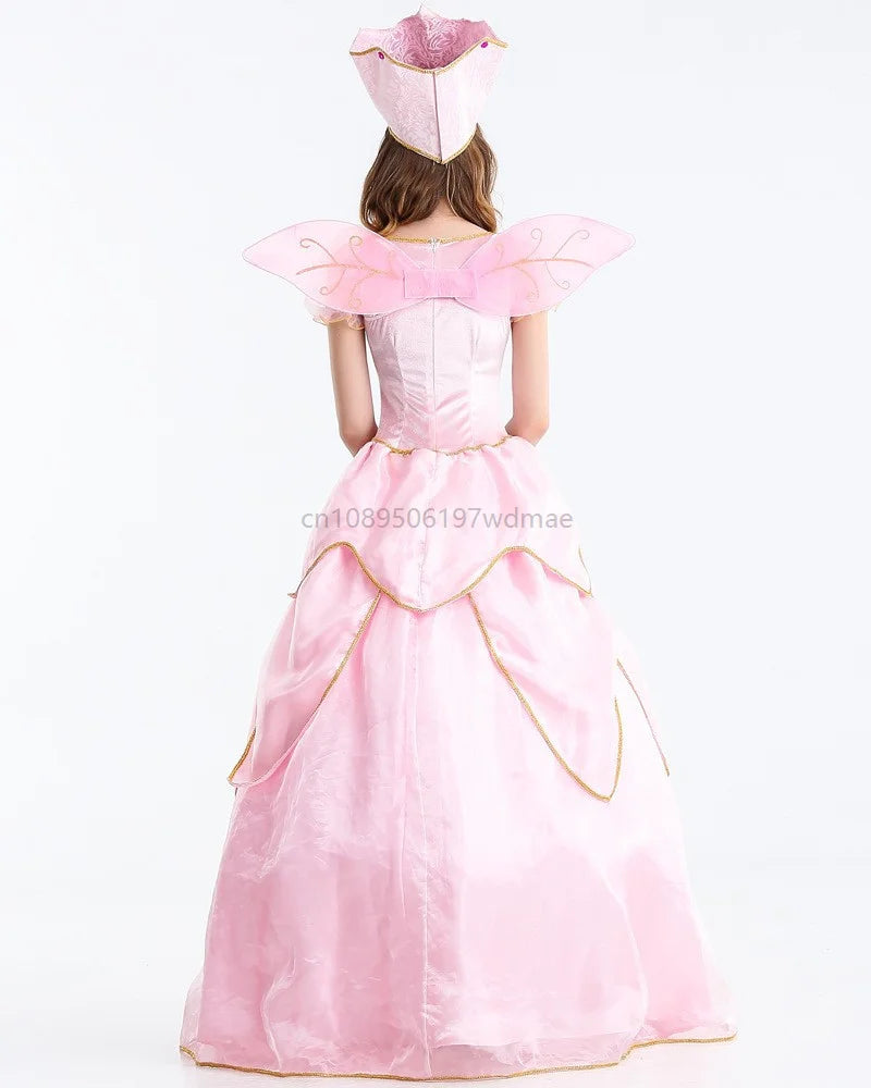 Robe de Princesse Ange Rose Femme - Costume de Scène et Fête – vue 4