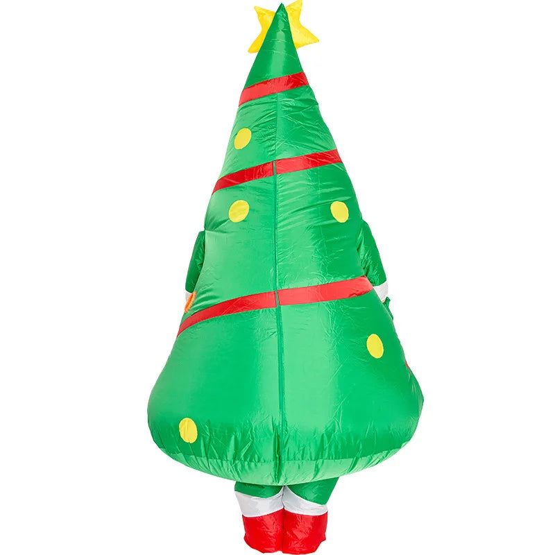 Déguisement Gonflable Sapin de Noël Adulte – vue 5