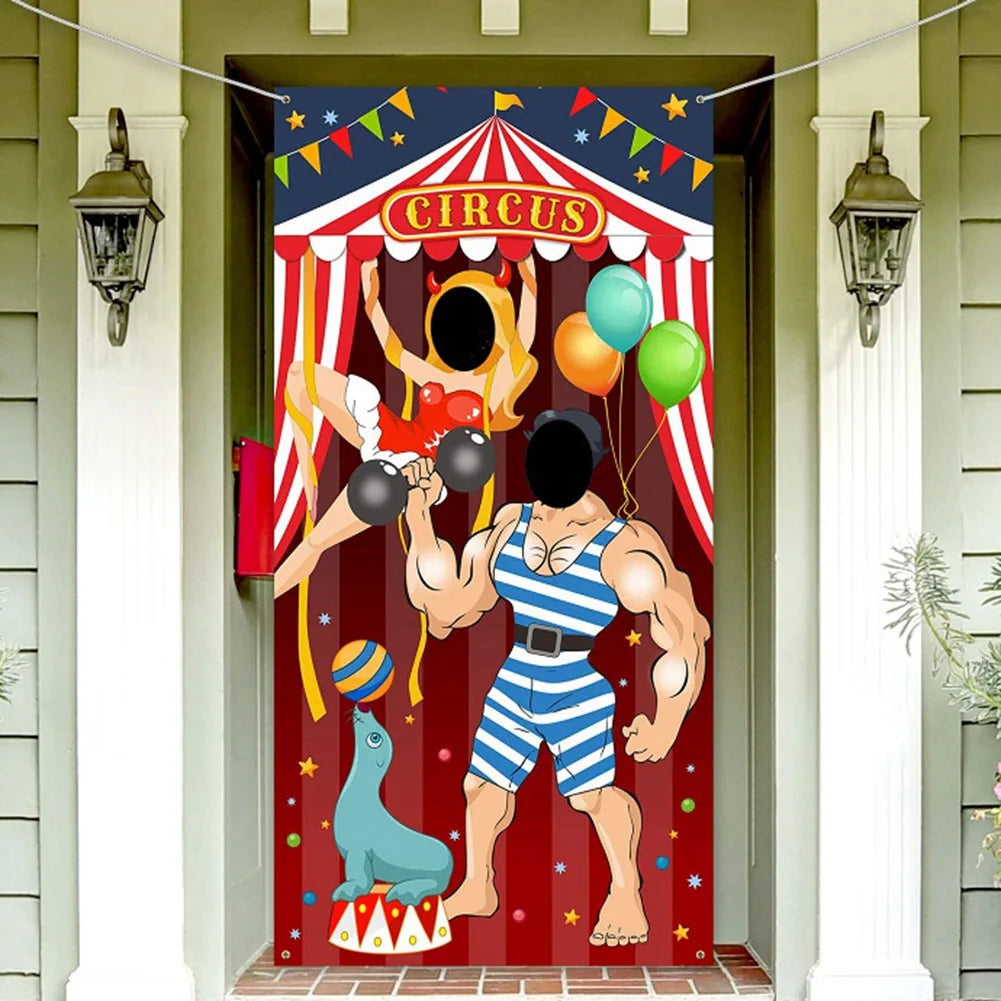 Banderole de porte cirque Carnaval - Panoplia