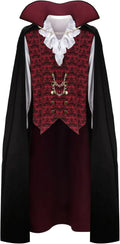 Déguisement Vampire Diable Homme avec Cape – vue 6