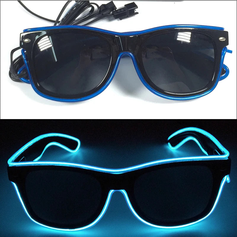Lunettes Néon LED Lumineuses – vue 16