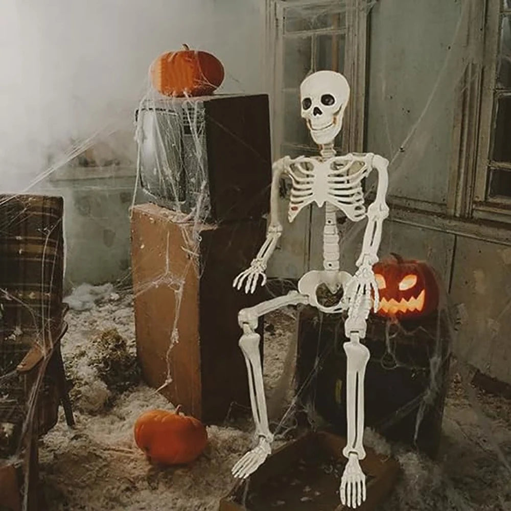 Décoration squelette articulé Halloween – vue 5