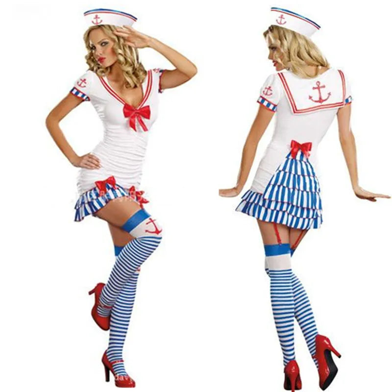 Déguisement Marin Sexy Bleu Marine Femme