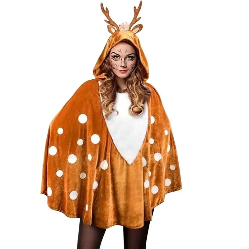 Cape de Biche avec Capuche à Bois – vue 2