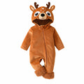 Déguisement Renne Bébé - Combinaison Peluche à Capuche – vue 7