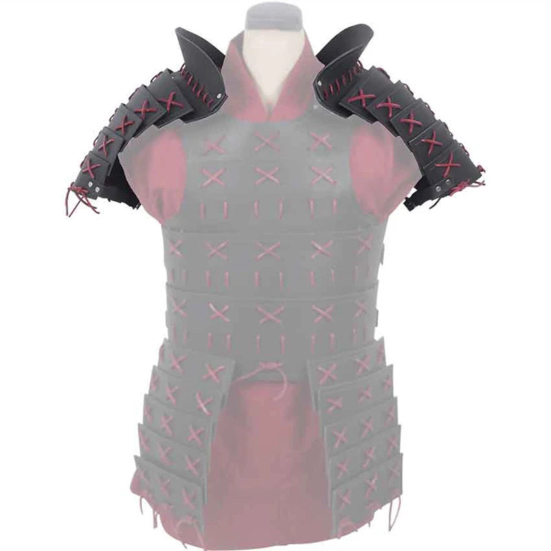 Épaulettes d'Armure en Simili-Cuir – Samouraï, Viking, Gladiateur – vue 2