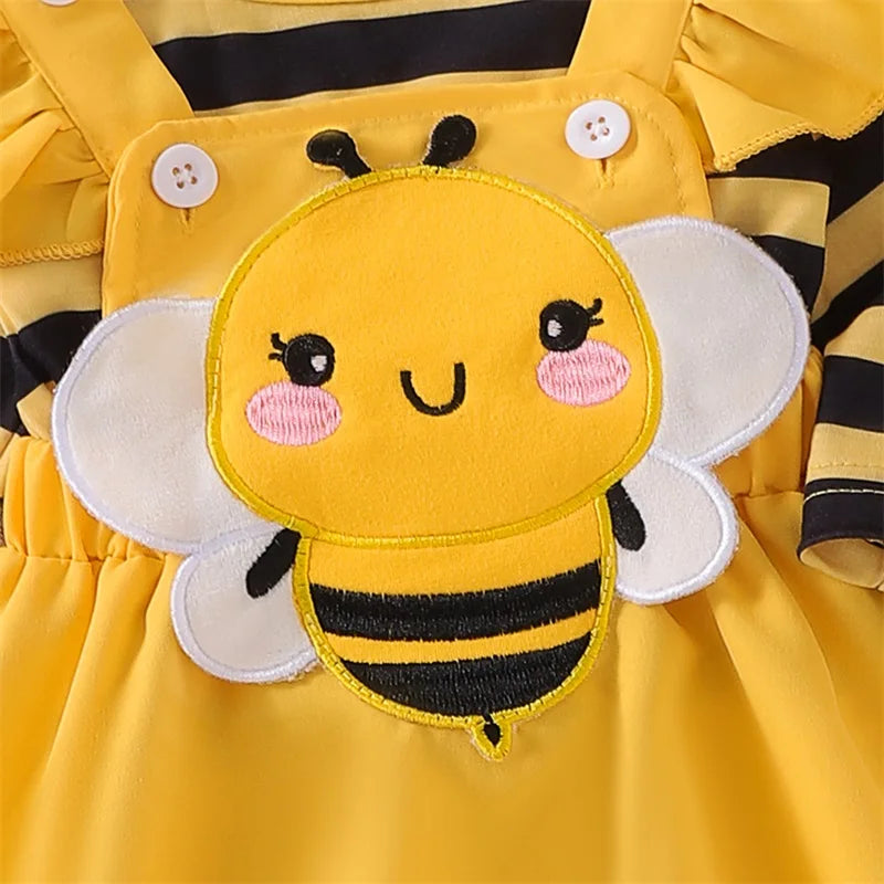 Tenue Bébé Abeille - Robe Barboteuse Halloween – vue 4