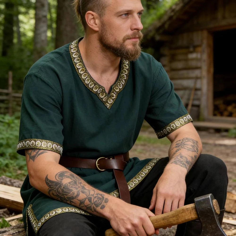 Tunique de Chevalier Viking Homme