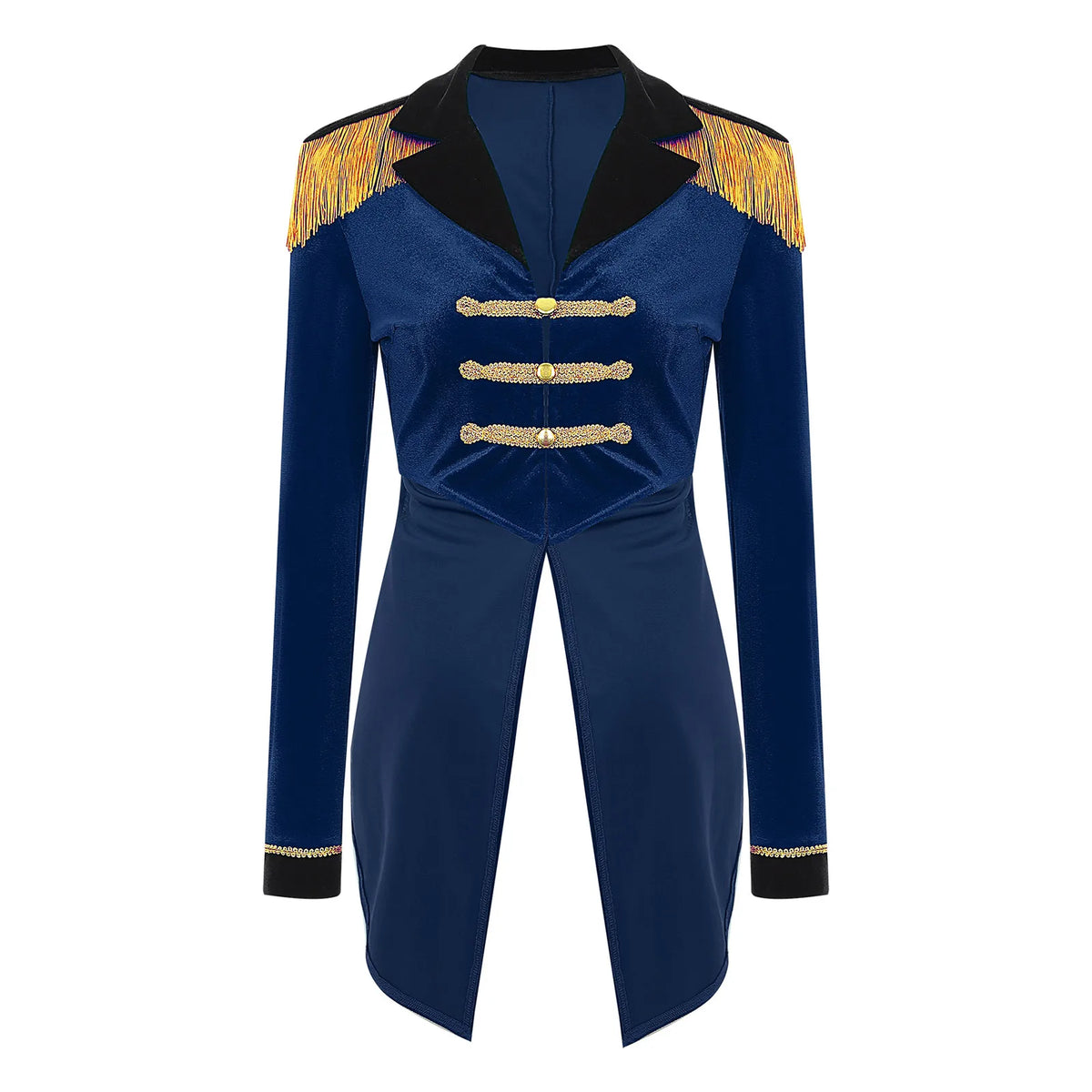 Veste de Monsieur Loyal Femme – Queue-de-Pie en Velours à Épaulettes – vue 9
