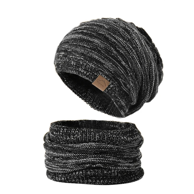 Ensemble Bonnet et Écharpe Tricoté - Hiver Chaud – vue 10