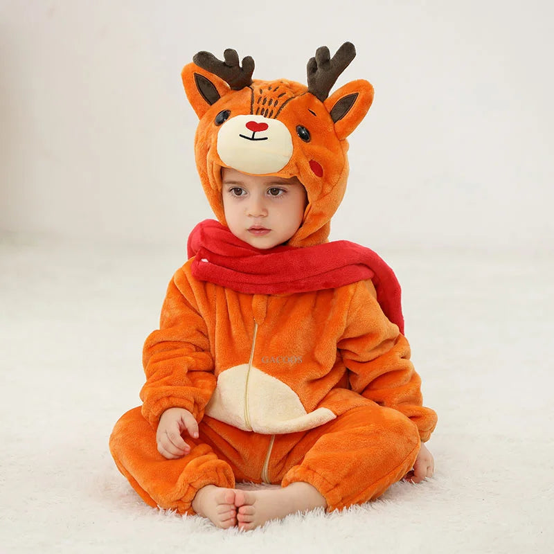 Combinaison Bébé Kigurumi – Requin, Licorne, Panda – vue 20