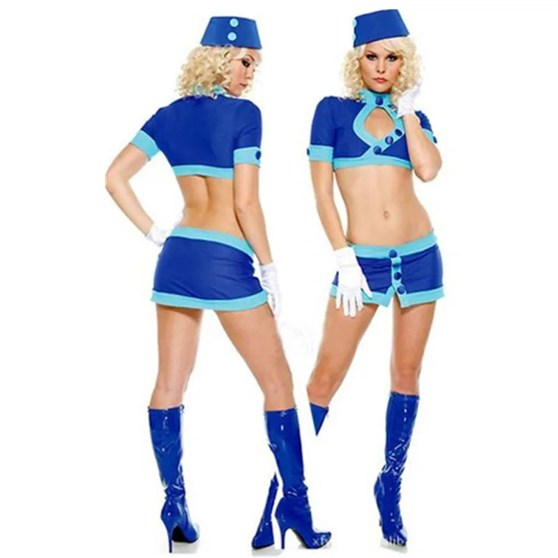 Déguisement Marin Sexy Bleu Marine Femme – vue 13