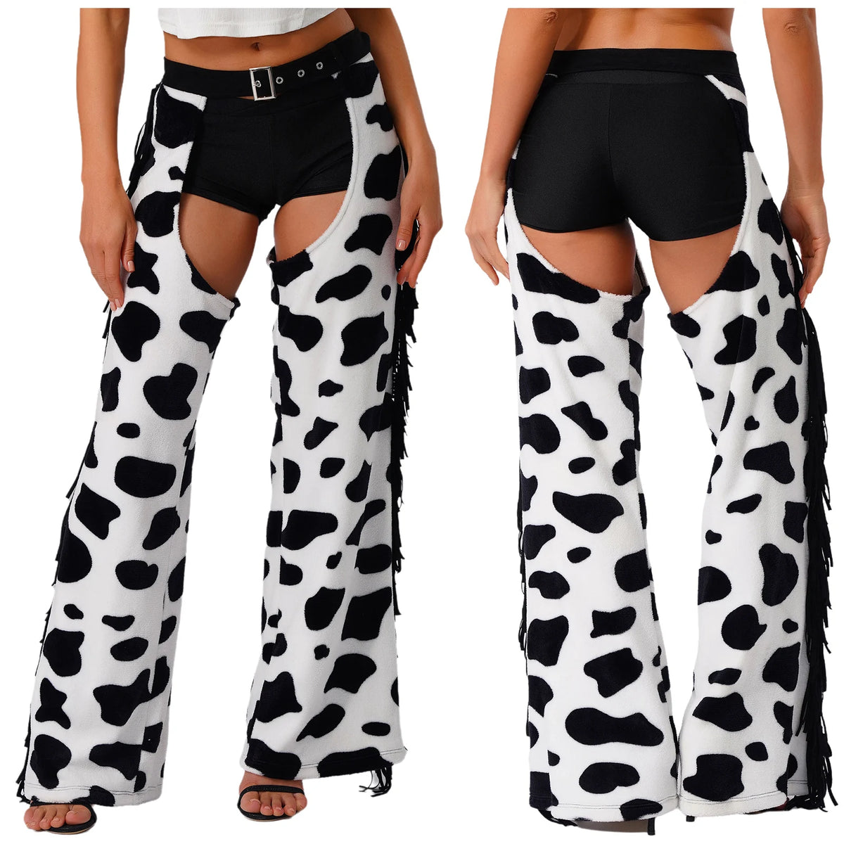 Jambières de Cow-Girl Imprimé Vache – vue 6