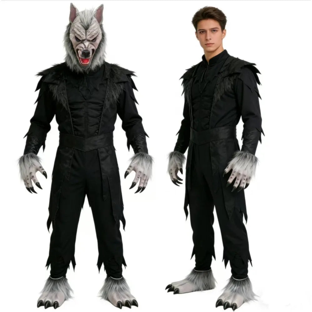 Kit Loup-Garou – Masque et Gants Griffes – vue 2
