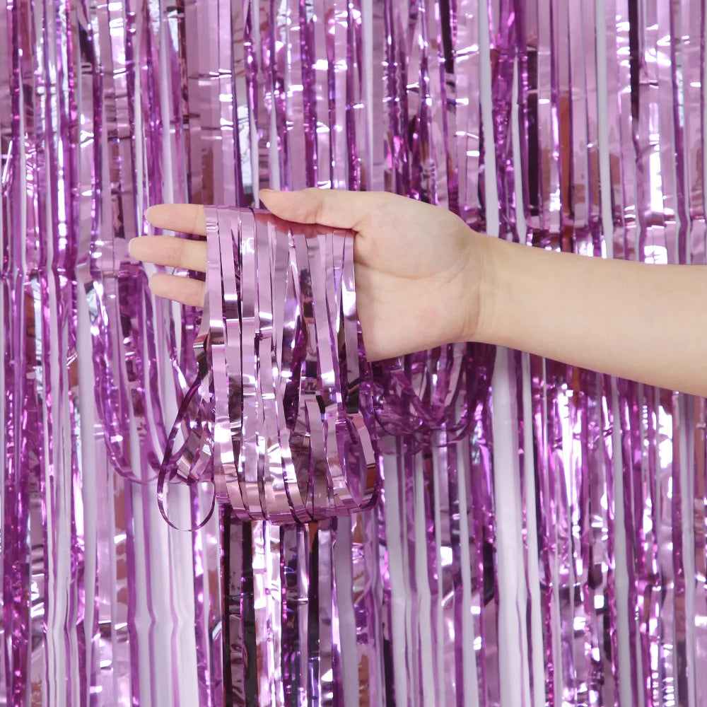 Rideau à franges pailletes pour fête – vue 28