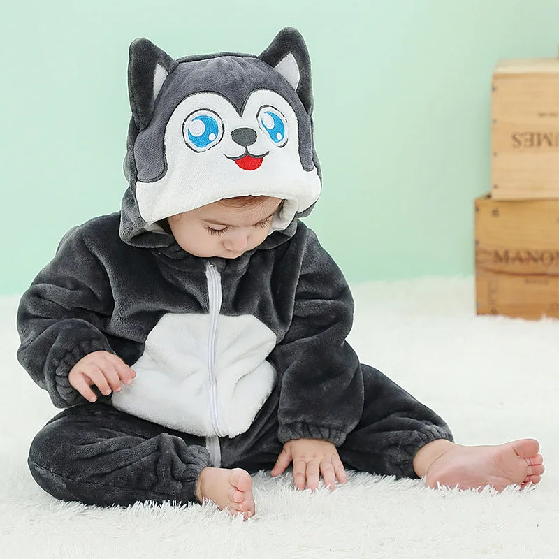 Combinaison Bébé Kigurumi – Requin, Licorne, Panda – vue 14