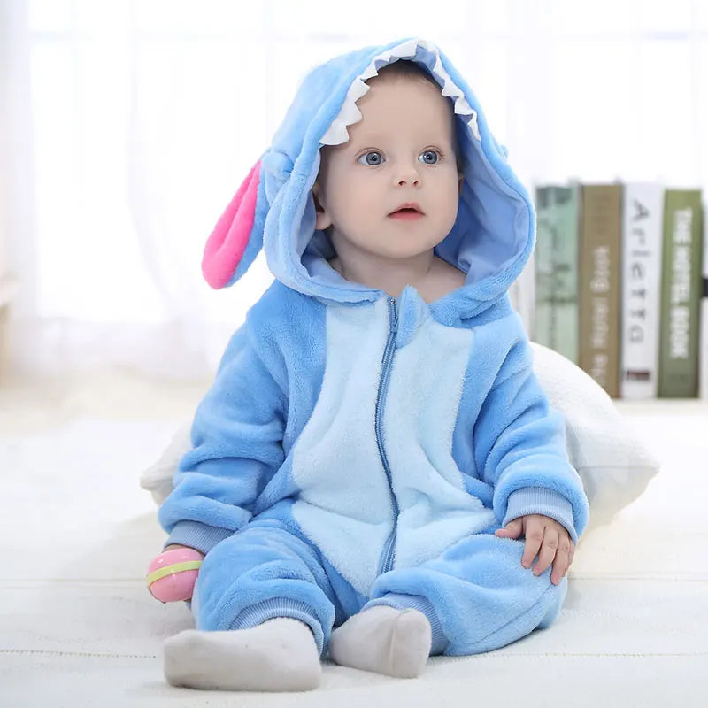 Combinaison Bébé Kigurumi – Requin, Licorne, Panda – vue 16