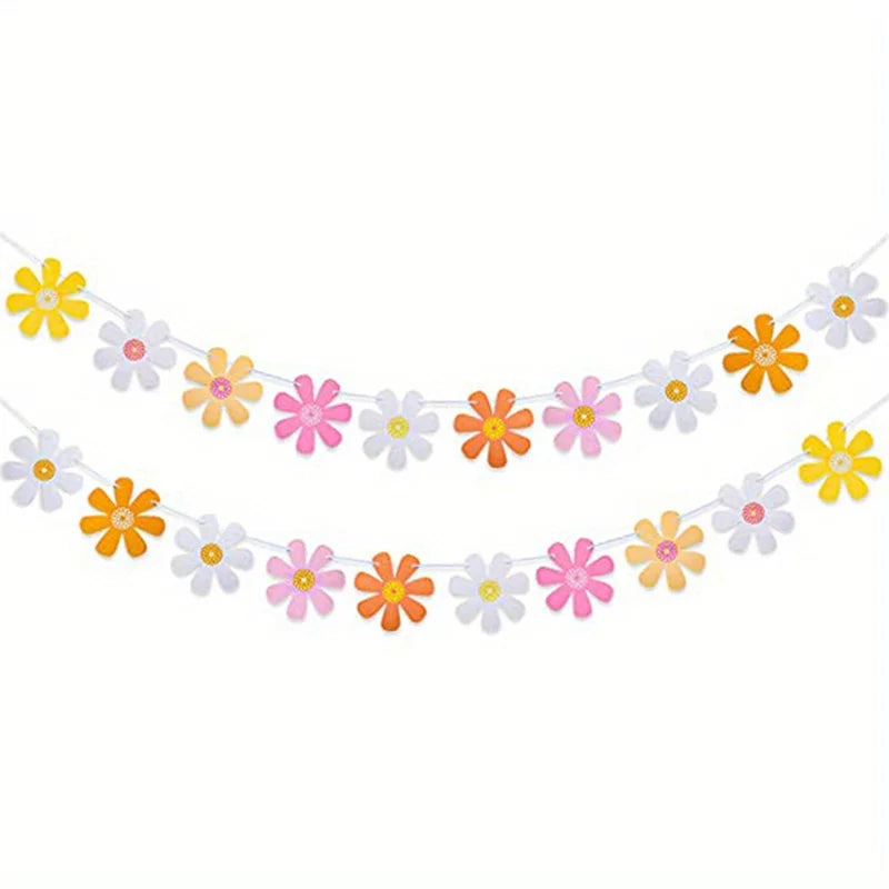 Guirlande Fleurs Marguerites Décoration Fête – vue 5