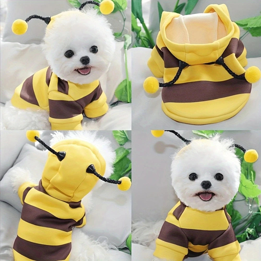 Sweat à Capuche Abeille pour Chien ou Chat