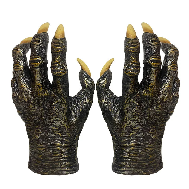 Gants Griffes de Loup-Garou en Latex