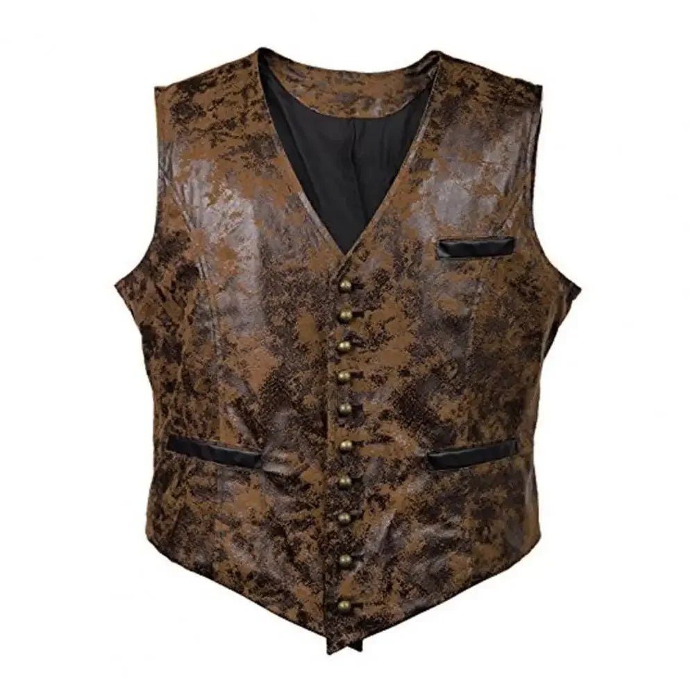Gilet Steampunk Médiéval Gothique Homme