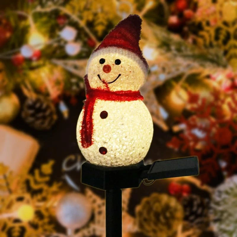 Guirlande lumineuse LED solaire d'extérieur Noël – vue 5
