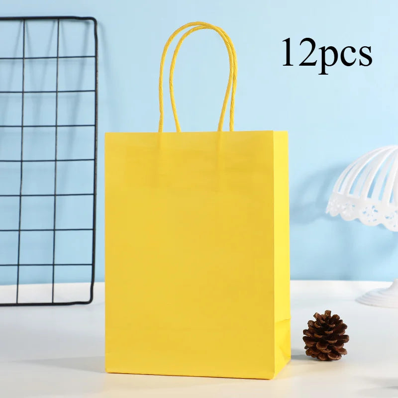 Sacs Cadeaux Anniversaire Kraft Réutilisables – vue 15